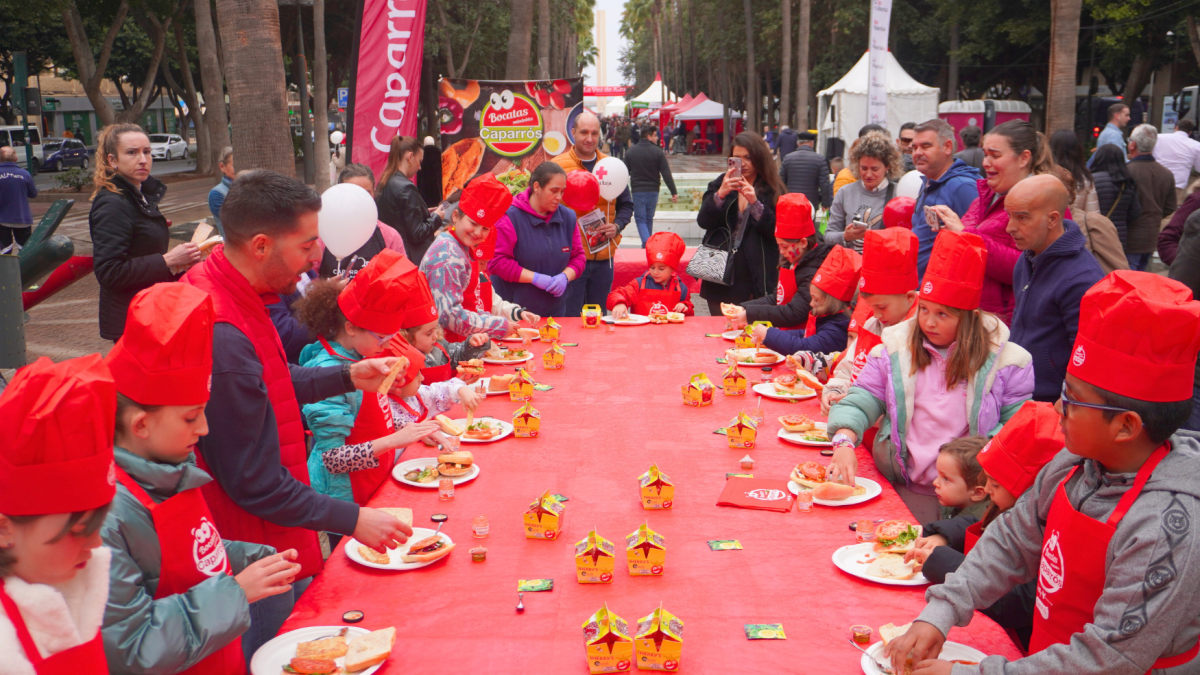El taller de preparación de bocadillos saludables de Caparrós en la edición pasada