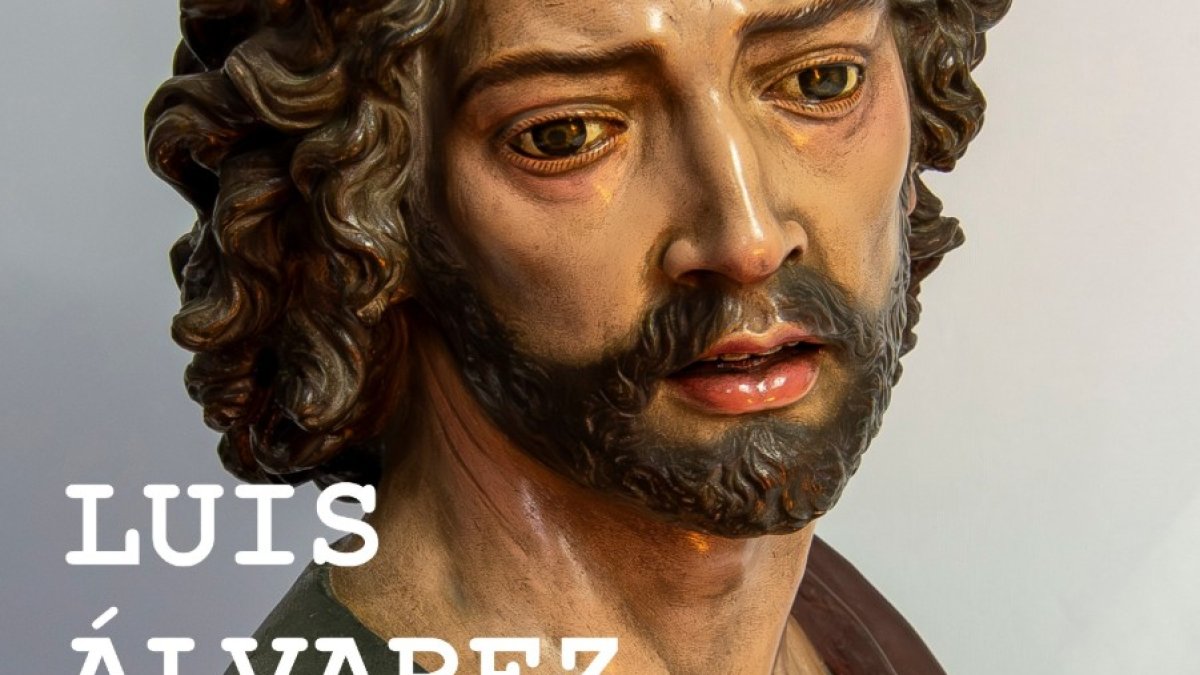 Fragmento del cartel de la exposición con el legado de Luis Álvarez Duarte