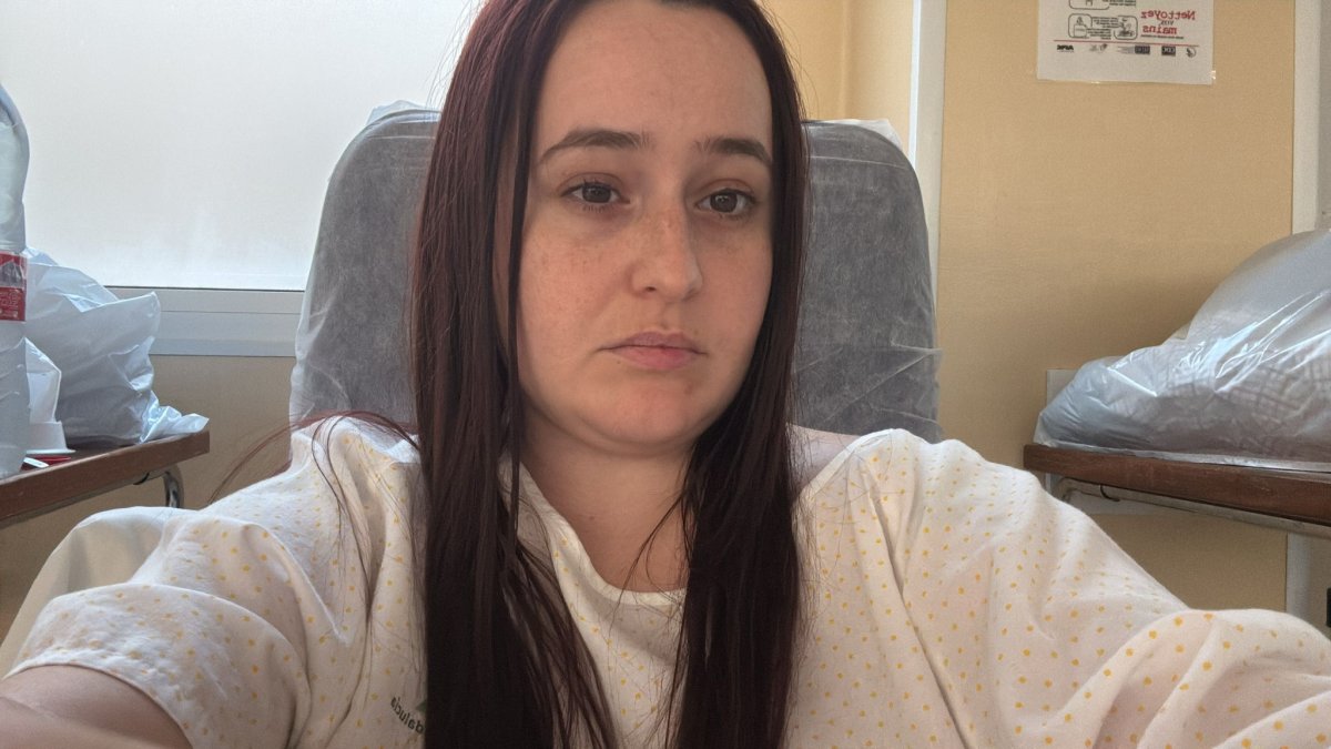 Cristina Guzmán Gómez durante su espera.