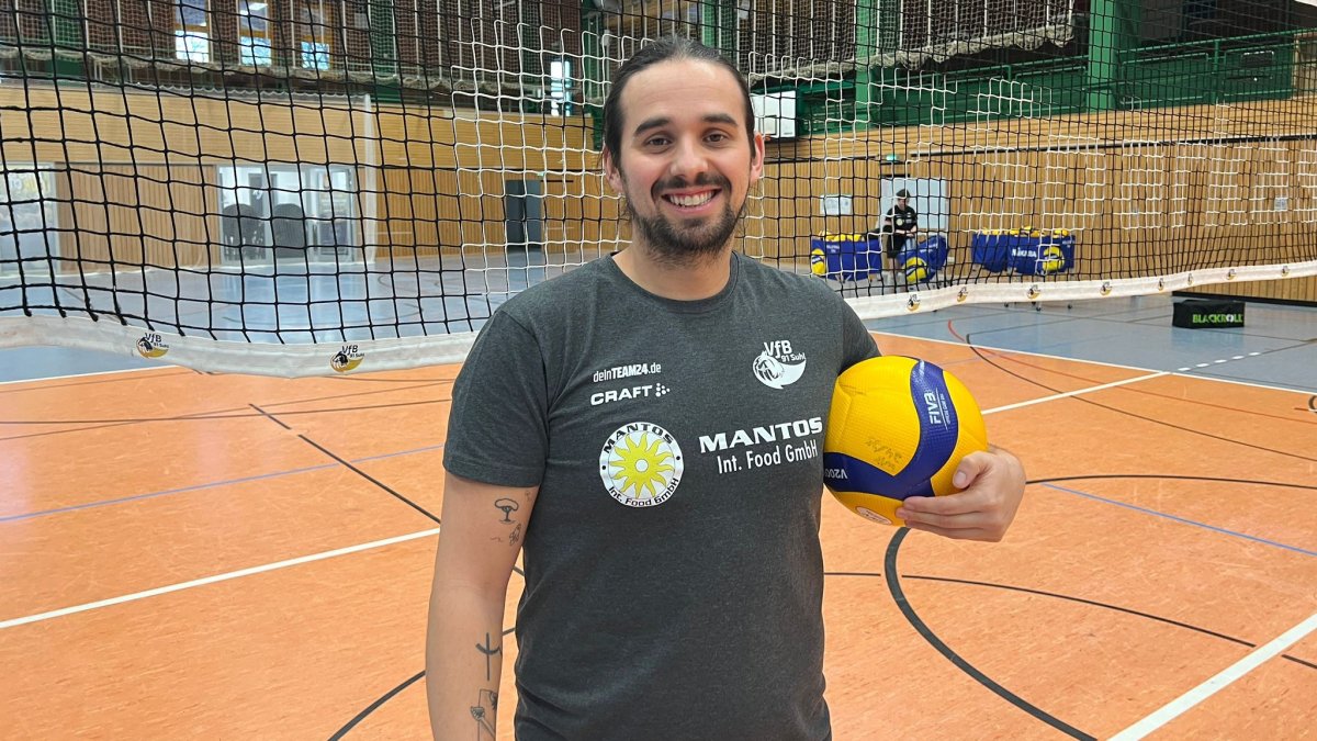 Alberto Ruiz, el almeriense que se fue a Alemania por el voleibol.