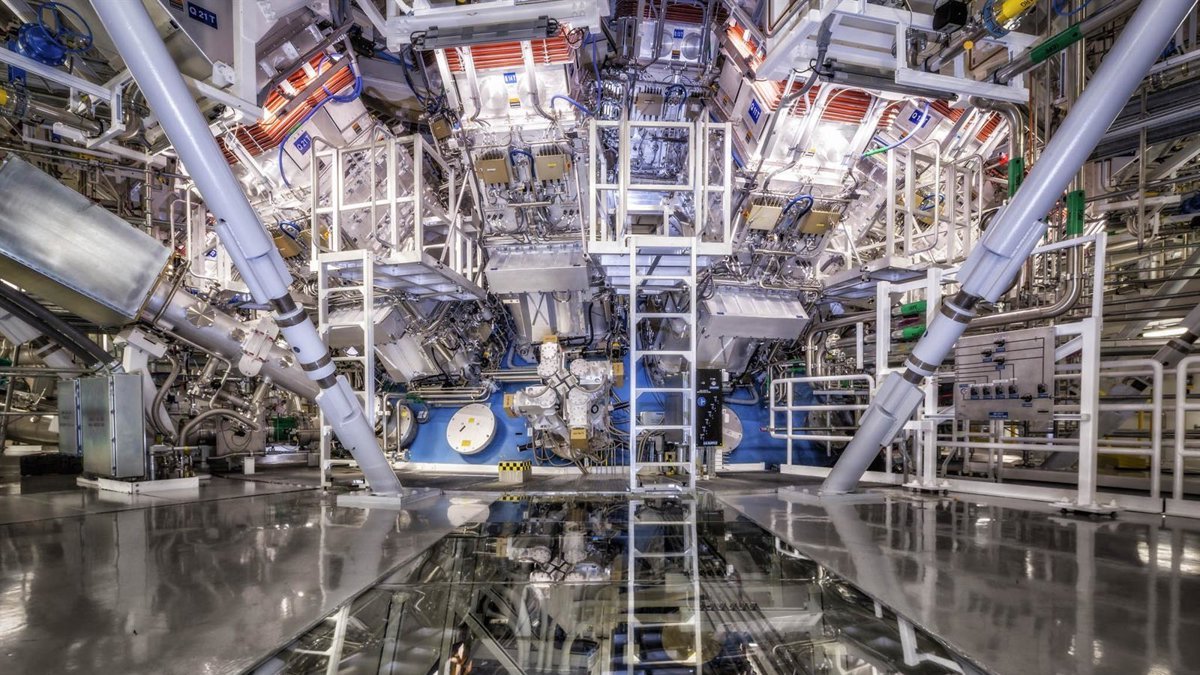 Imagen del National Ignition Facility, una central nuclear de fusión en Estados Unidos.