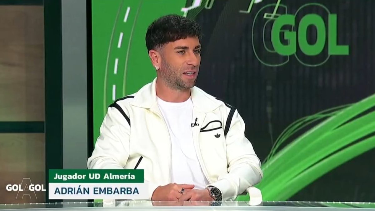 Embarba fue protagonista el domingo por la noche en el programa ‘Gol a Gol’ de Canal Sur Televisión que dirige el periodista ejidense Ángel Acién.