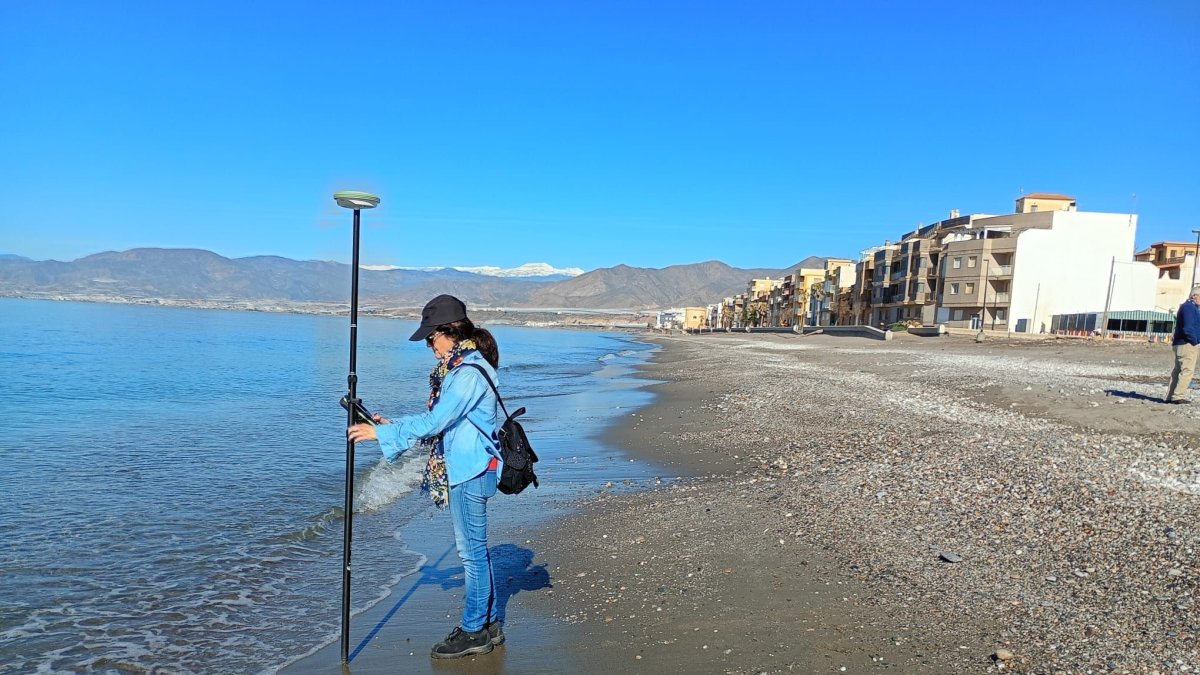 Mediciones realizadas en la playa