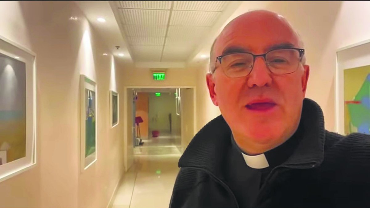 Padre Antonio Cobo, de la expedición almeriense atrapada en Jerusalén por los bombardeos.