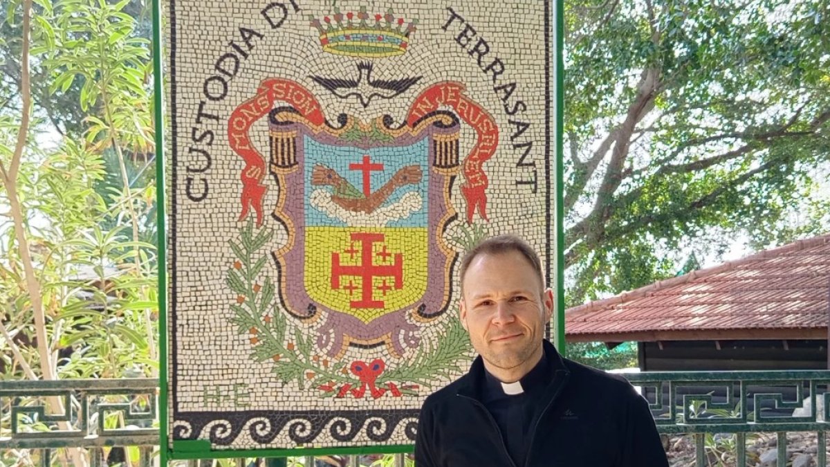 José María Sánchez en una reciente imagen tomada en Tierra Santa.