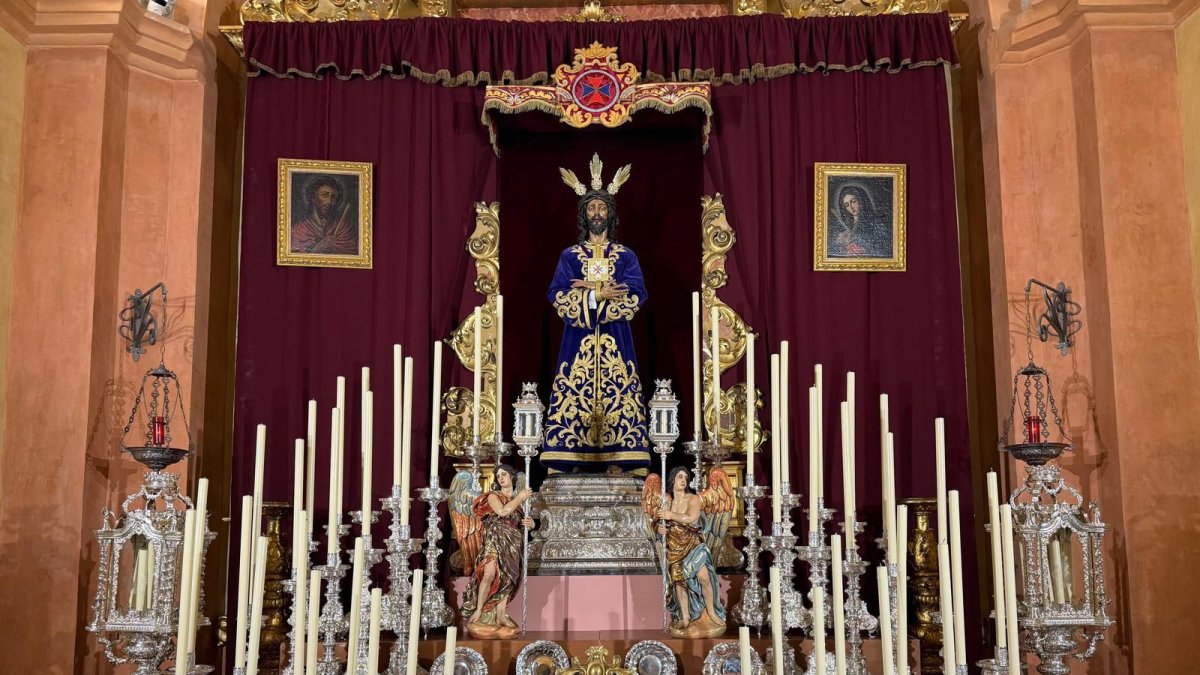 Altar de cultos del Cautivo en esta Cuaresma de 2026.