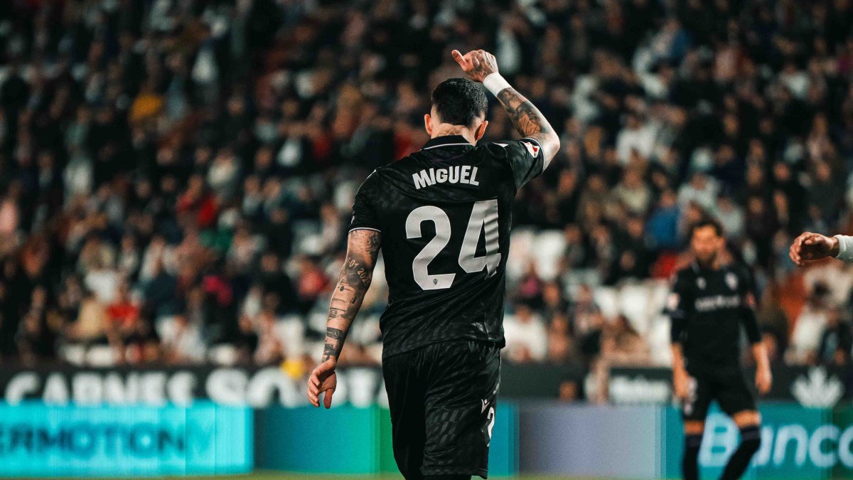 Miguel de la Fuente en el Albacete-Almería.