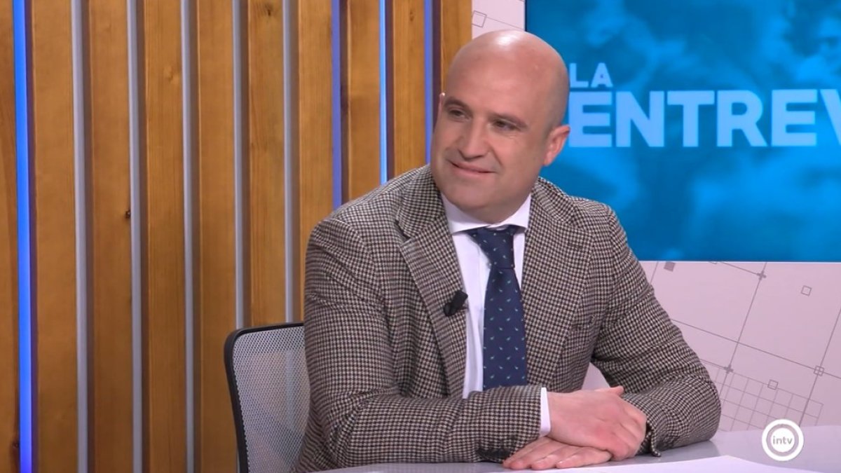 José Antonio García Alcaina, en un momento de la entrevista.