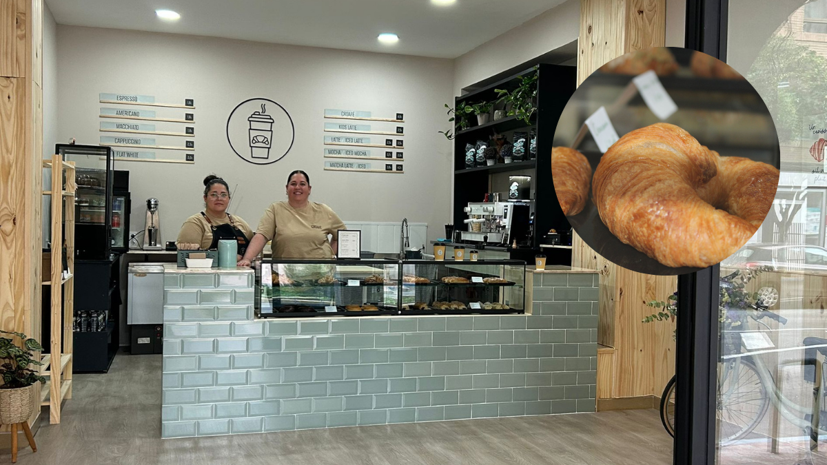 Rocío y Ana en Croafé, su nueva cafetería en Almería capital.