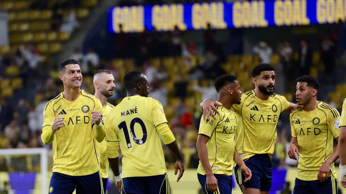 Cristiano sigue celebrando goles con el Al Nassr.