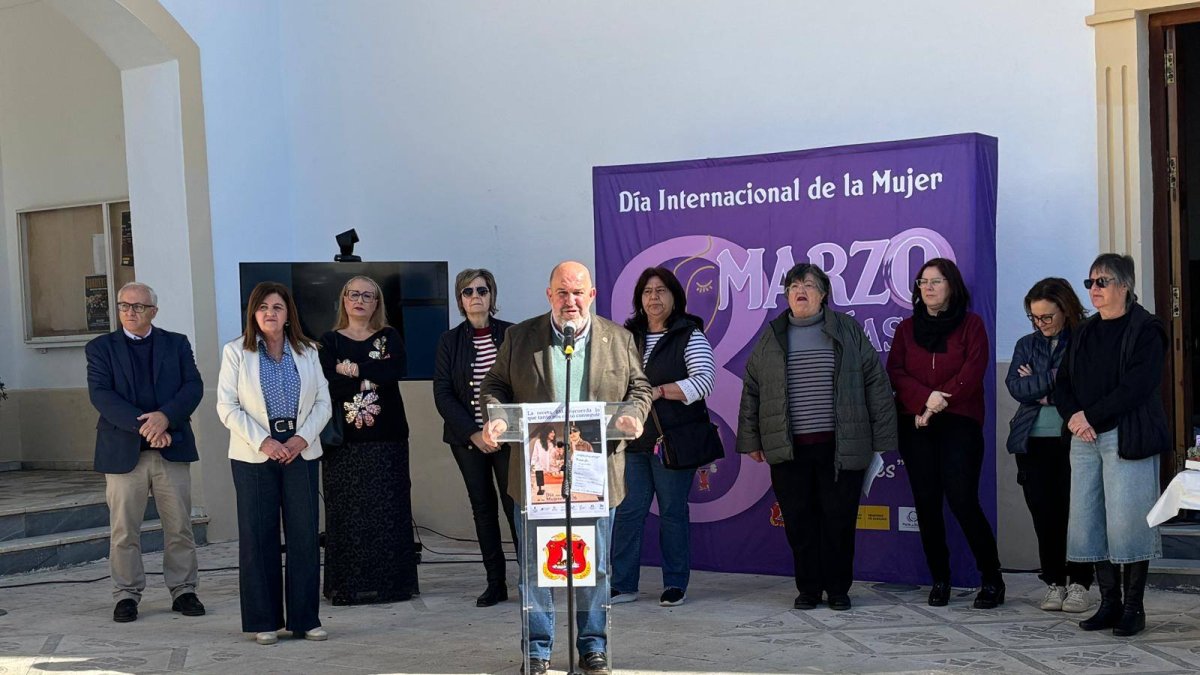 Uno de los actos del 8M en Dalías