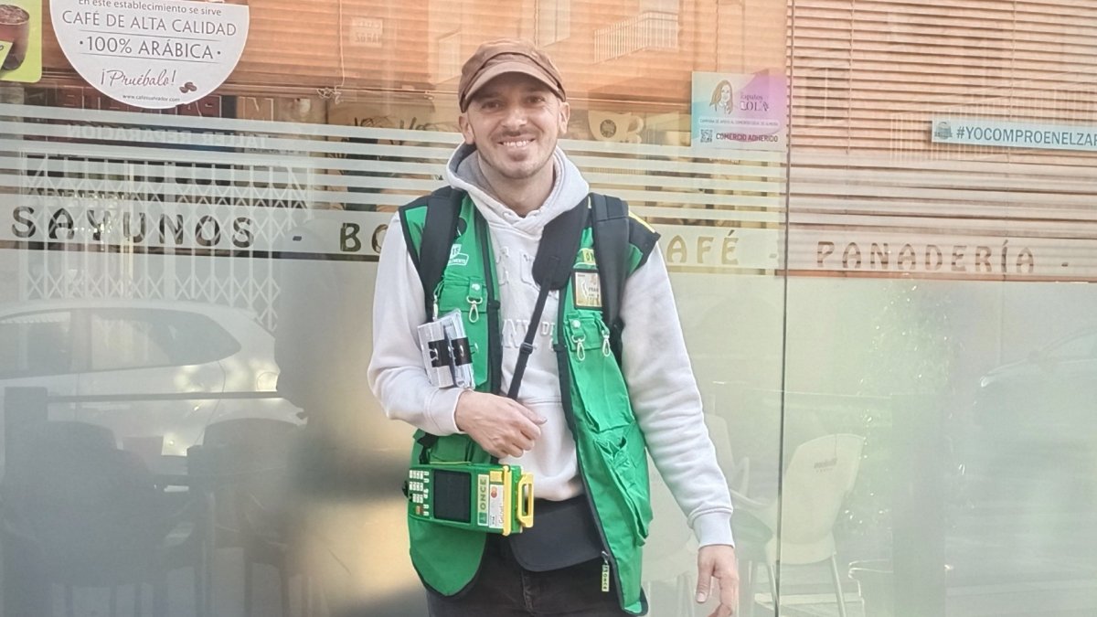 Francisco Sánchez, el vendedor de la ONCE que ha dado los premios