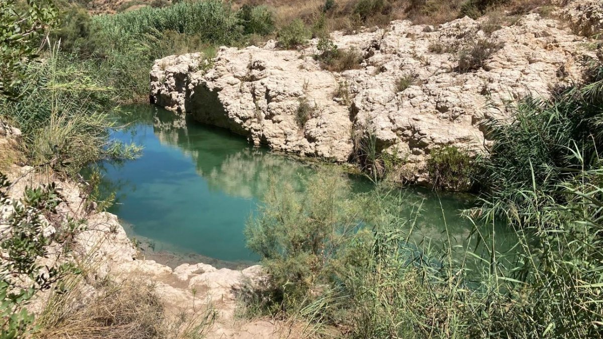 Nacimiento del Río Aguas, en Sorbas.