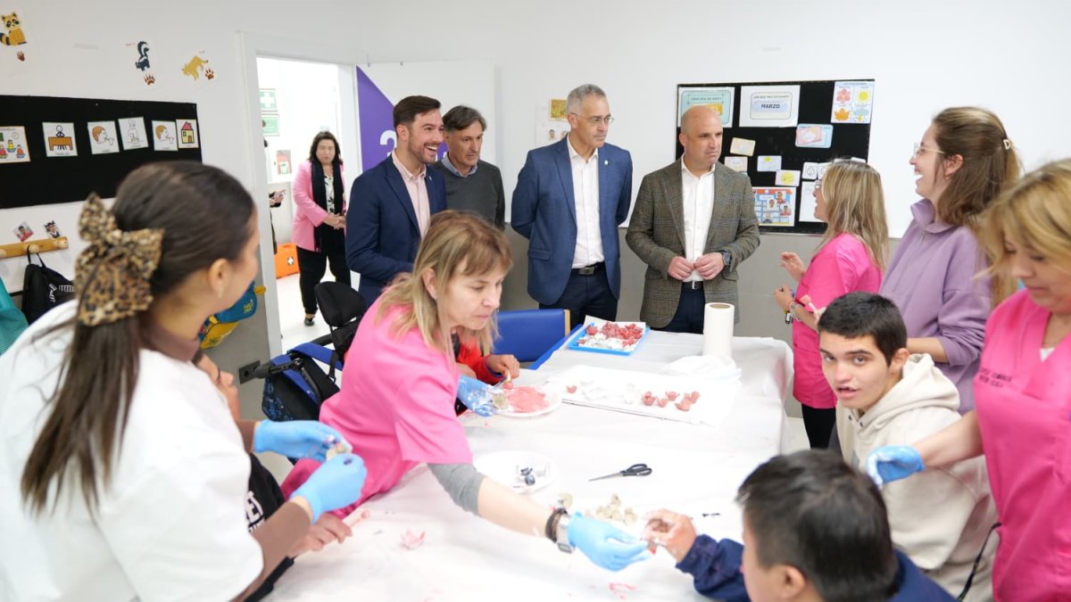 Visita del presidente de la Diputación Provincial de Almería a Olula del Río.