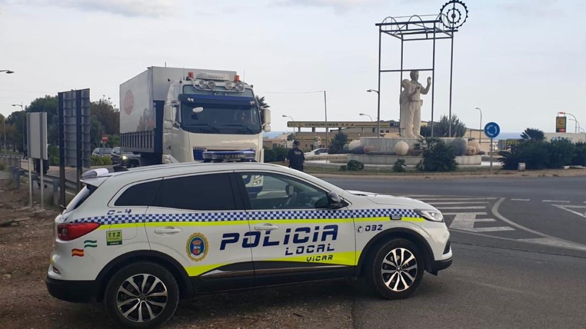 Imagen de archivo de un coche de la Policía Local de Vícar.