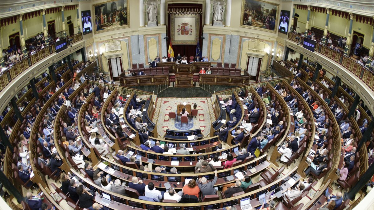 Imagen del hemiciclo del Congreso de los Diputados.