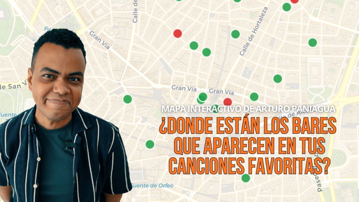 El periodista musical Arturo Paniagua ha elaborado este mapa interactivo.