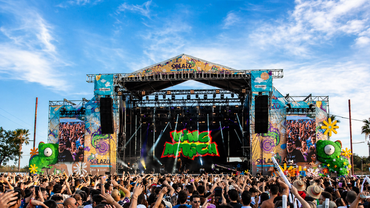 El gran ambiente del festival Solazo+Music.