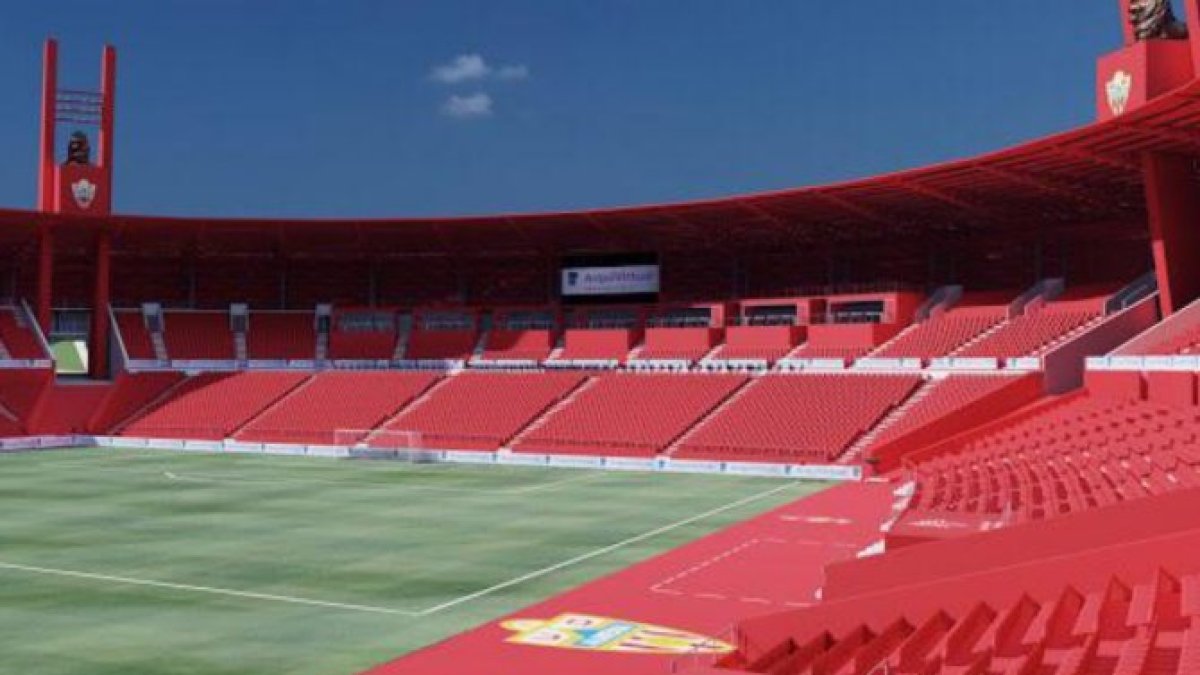 El Mediterráneo pasará a ser un campo de fútbol con las obras de la Fase 2.
