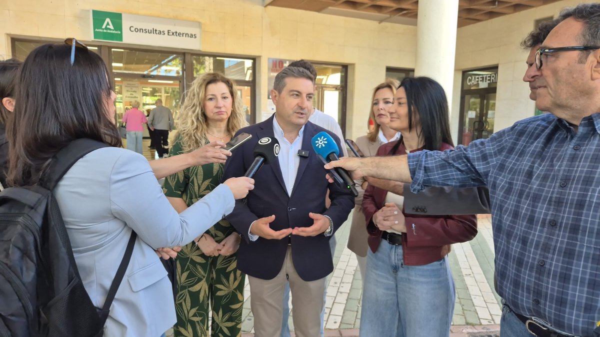 El cabeza de lista del PSOE de Almería al Parlamento de Andalucía, José Nicolás Ayala