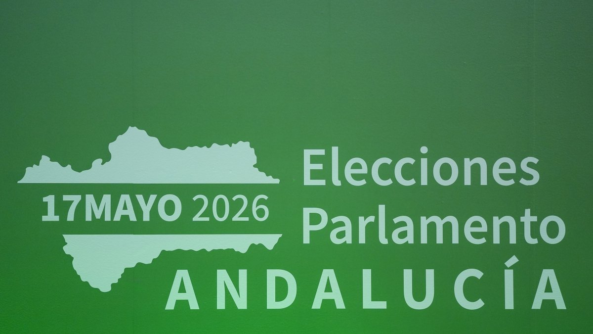 Imágenes del Centro de Difusión de Datos de las elecciones del 17M en el Pabellón de la Navegación. A 15 de mayo de 2026 en Sevilla (Andalucía, España)