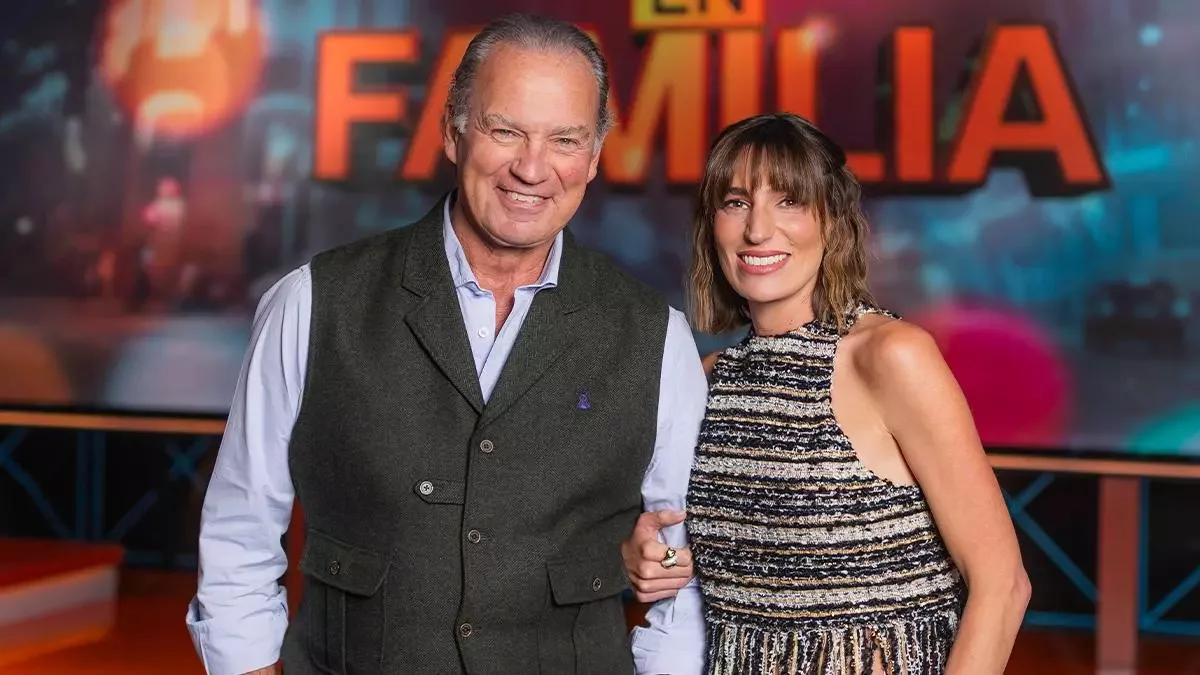 Bertin y su hija Eugenia en 'Noche en familia'.