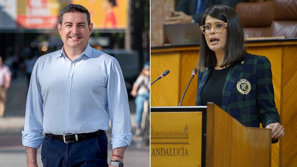 José Nicolás Ayala (PSOE) y Ángeles Martínez (PP).