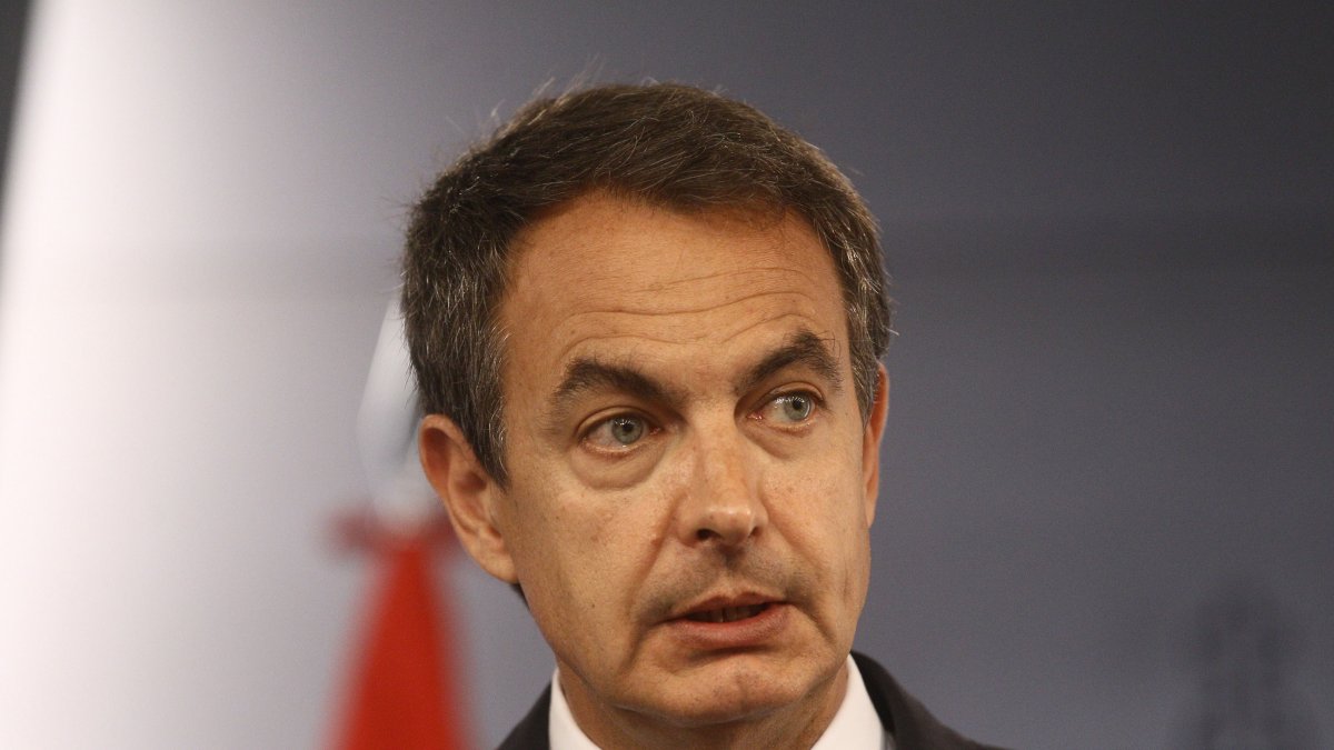 Archivo - Zapatero en Moncloa
