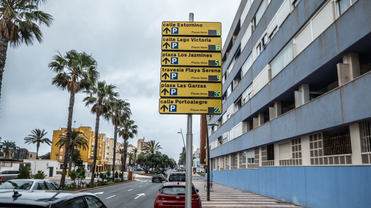 Imagen de los sensores en Roquetas de Mar.
