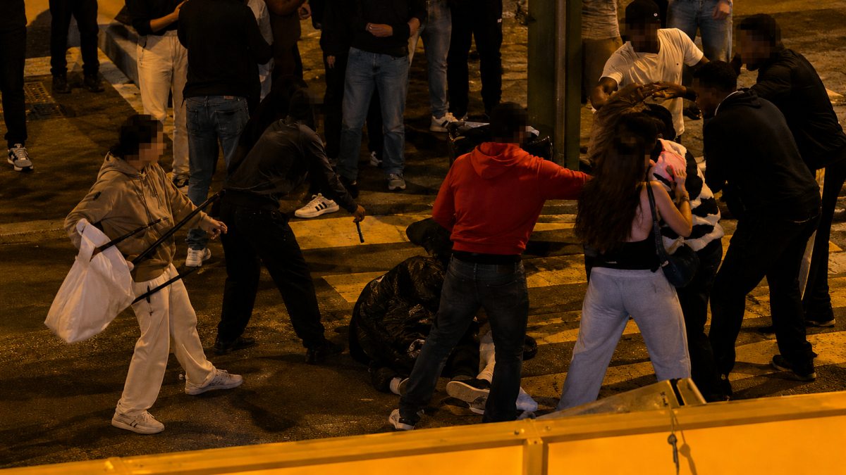 Imagen de la pelea en El Parador.