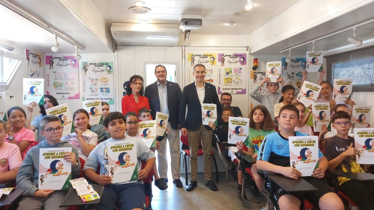 Segurit@ enseñará a más de 450 escolares almerienses cómo detectar y prevenir riesgos y accidentes.