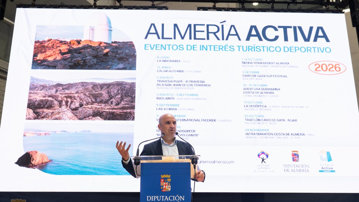 Presentación de 'Almería Activa 2026'.