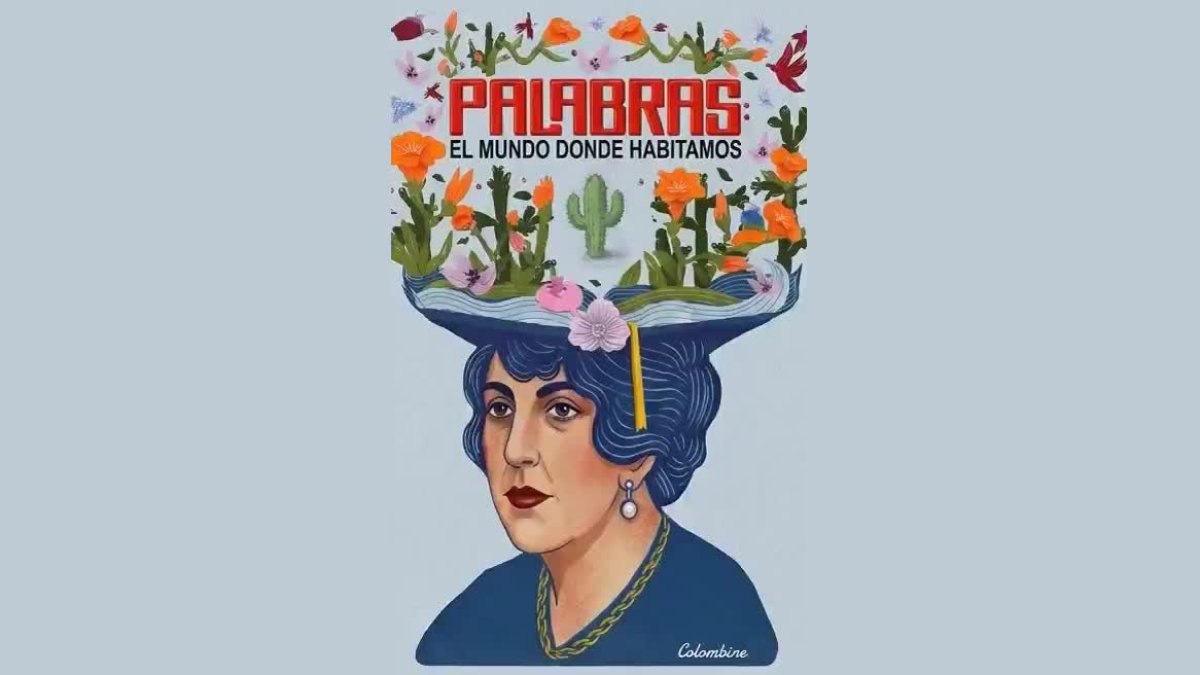 Cartel anunciador de la V Feria del Libro de la Asociación Cultural Cactus Níjar.