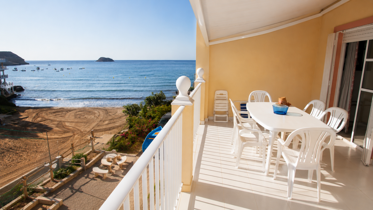 Las vistas de una vivienda en la costa almeriense.