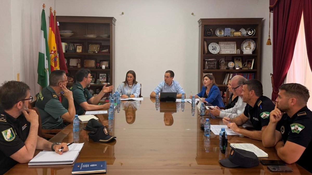 Reunión de la Junta Local de Seguridad de Vera.