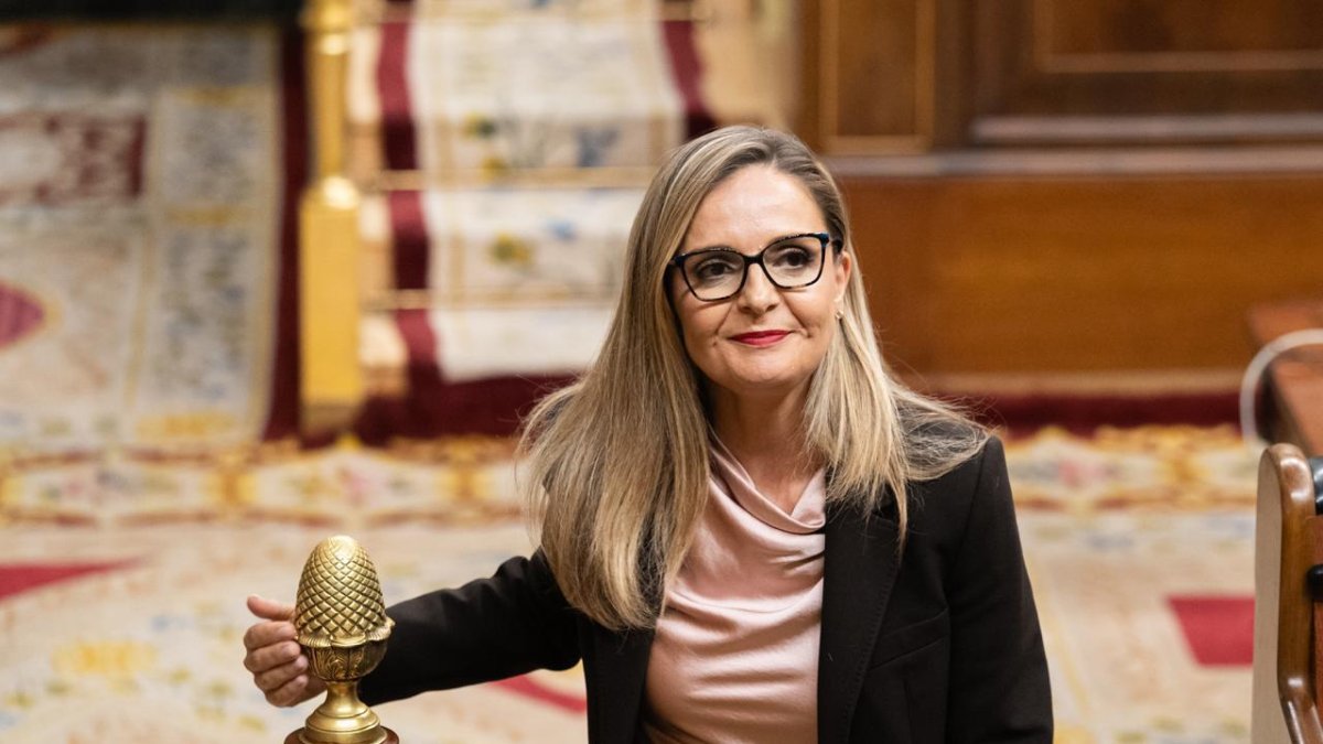 Maribel S. Torregrosa, diputada nacional del Partido Popular de Almería, en el Congreso.