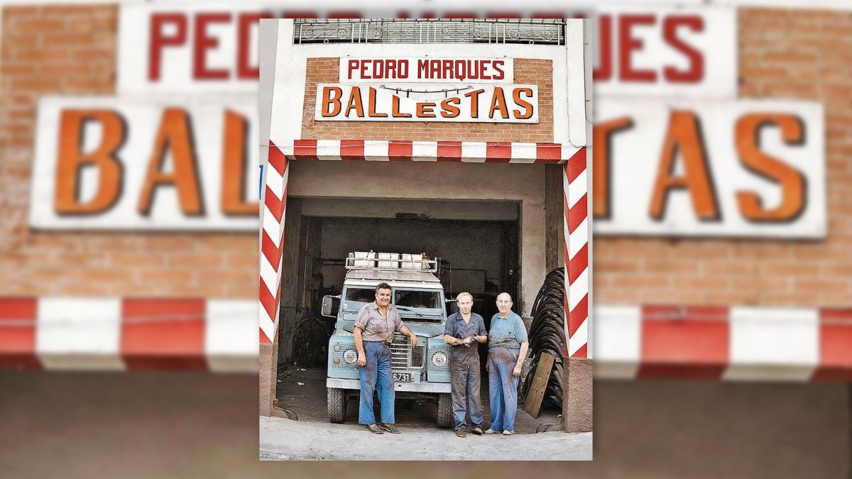 De izquierda a derecha: Luis Marqués, Juan Cerezo y Pedro Marqués.