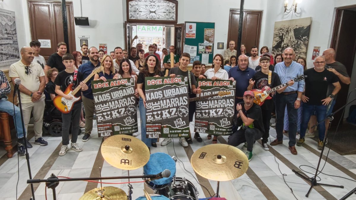 Presentación de la nueva edición del Rock Albox para este 2026.