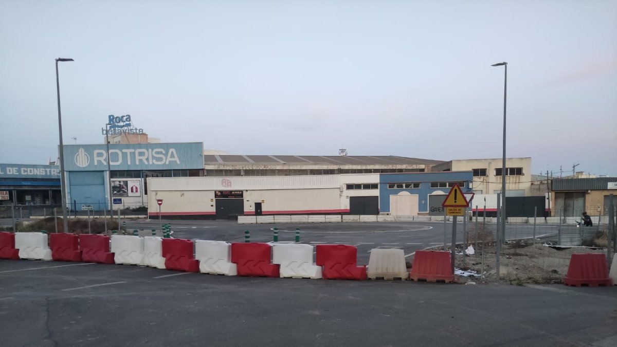 Vista de la zona por la que pasaría el nuevo viario
