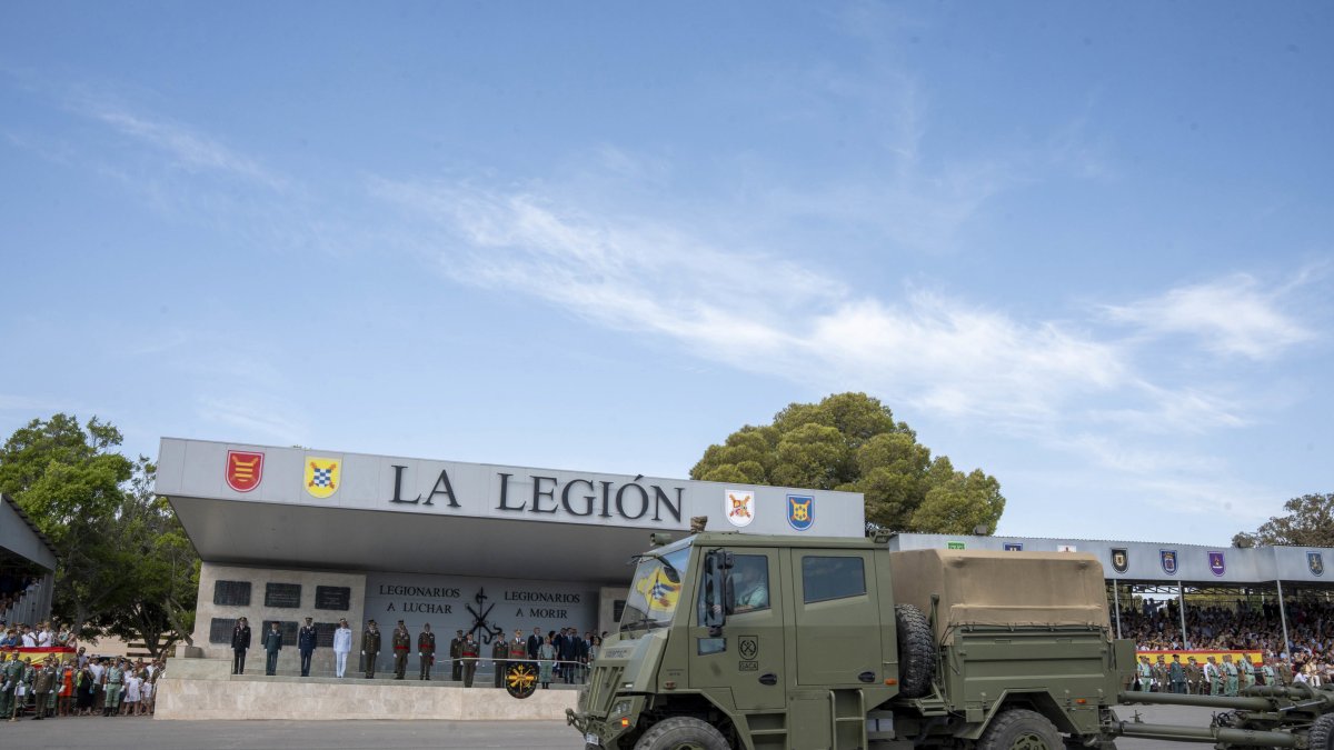 Archivo - Base militar 'Álvarez de Sotomayor', sede de la Brigada de la Legión en Viator (Almería).