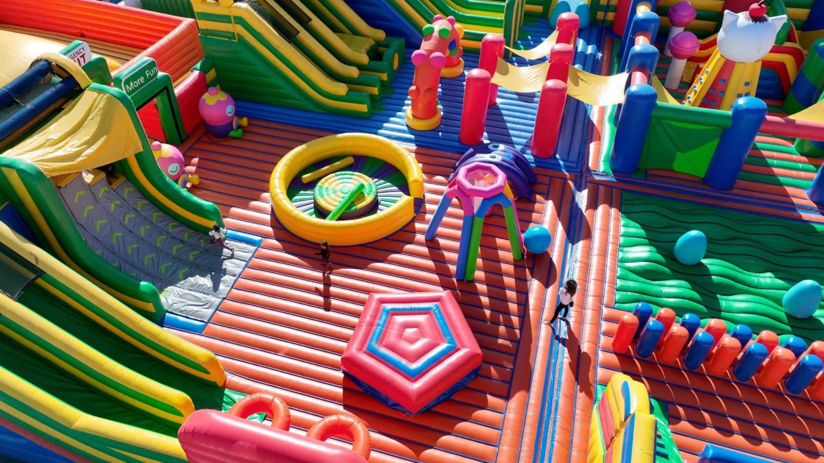 Un parque hinchable pensado para toda la familia