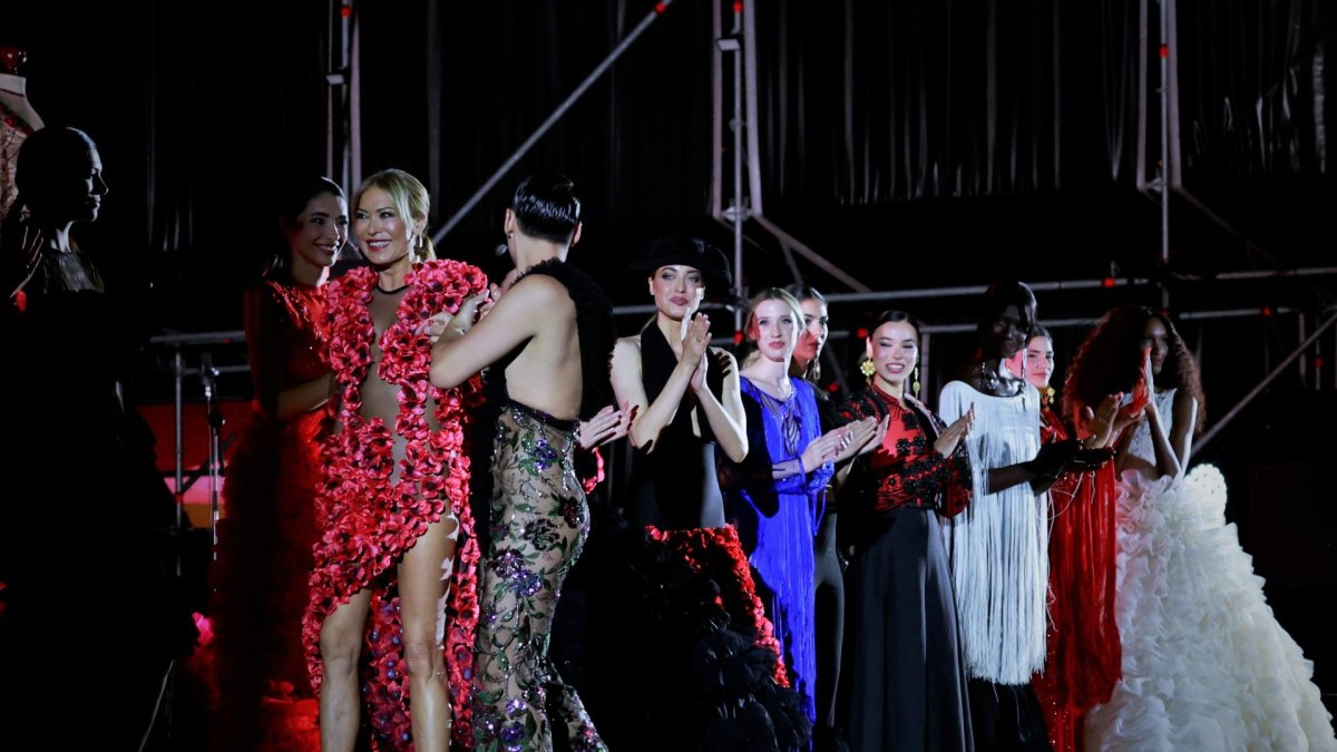 Un momento del desfile de José Perea