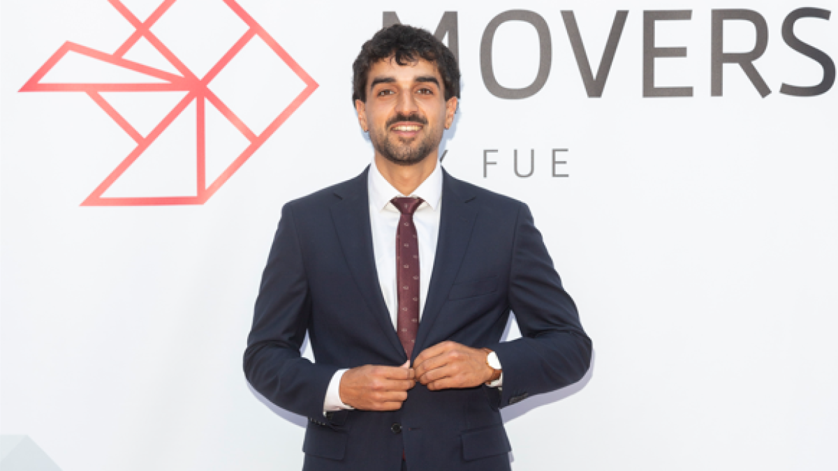Miguel Parra, el joven almeriense que ha recibido la beca Movers.