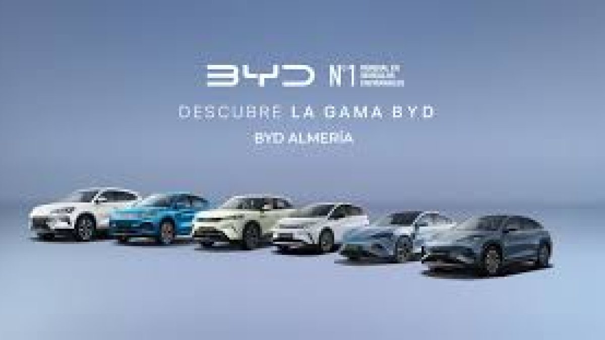 BYD Almería dispone de toda la gama completa de modelos 100% eléctricos e híbridos