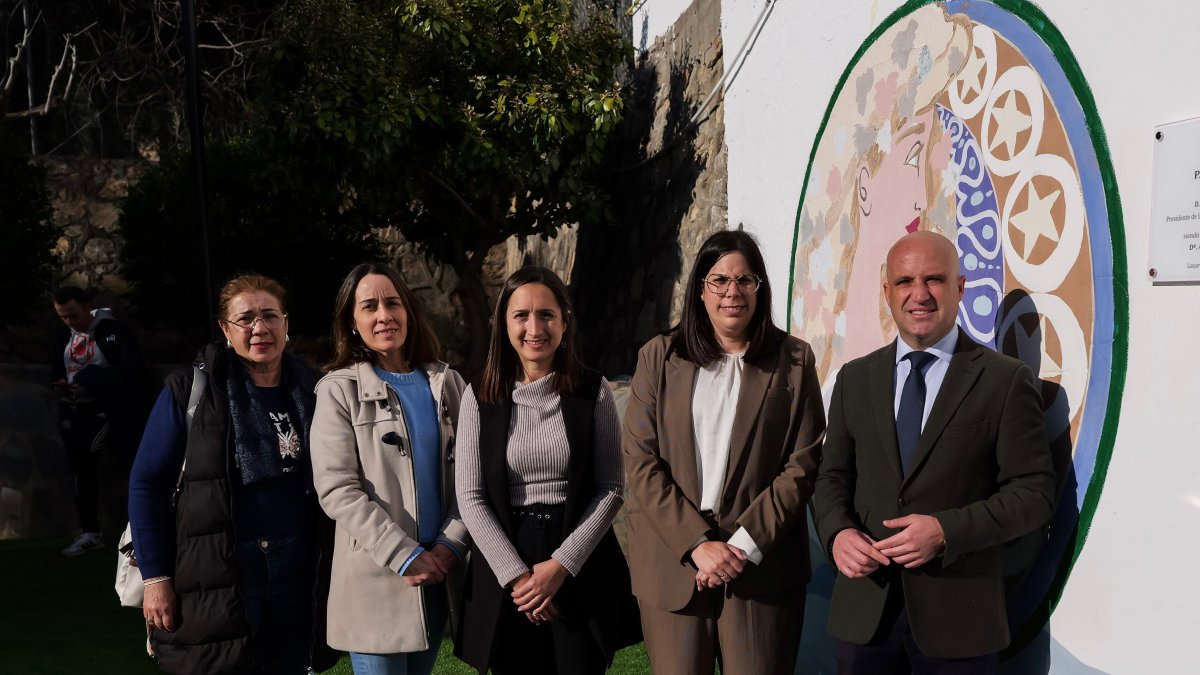 Imagen de archivo de una visita del presidente a Laujar de Andarax.