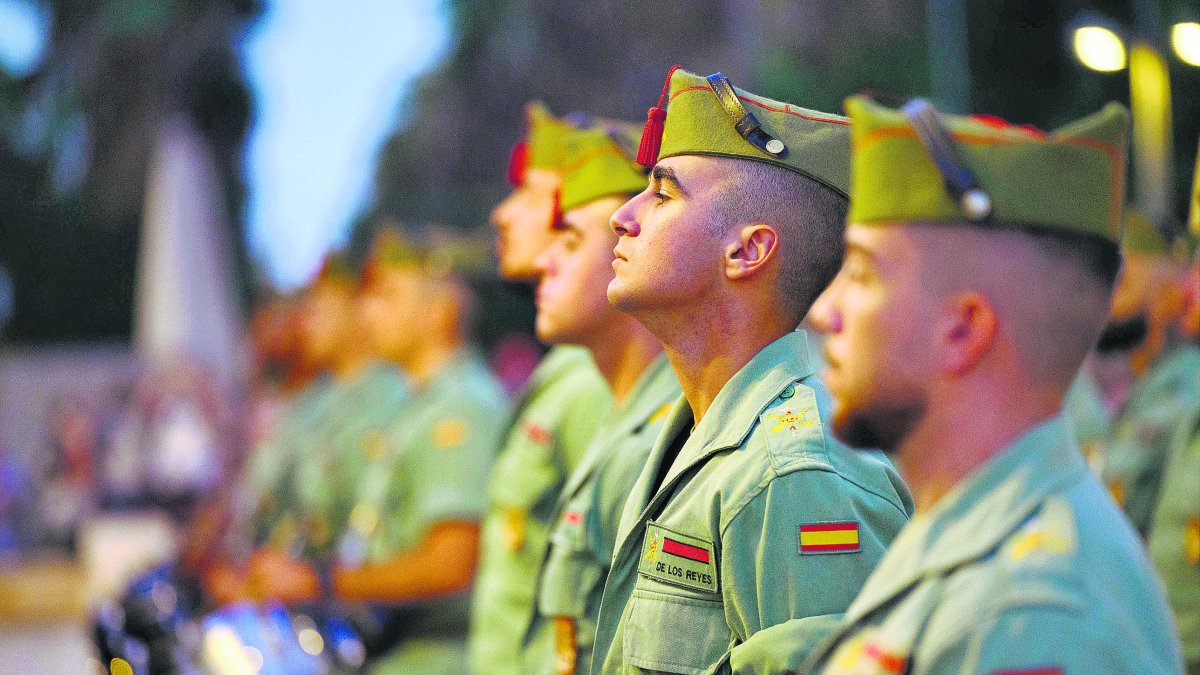 Imagen de archivo de un grupo de legionarios.