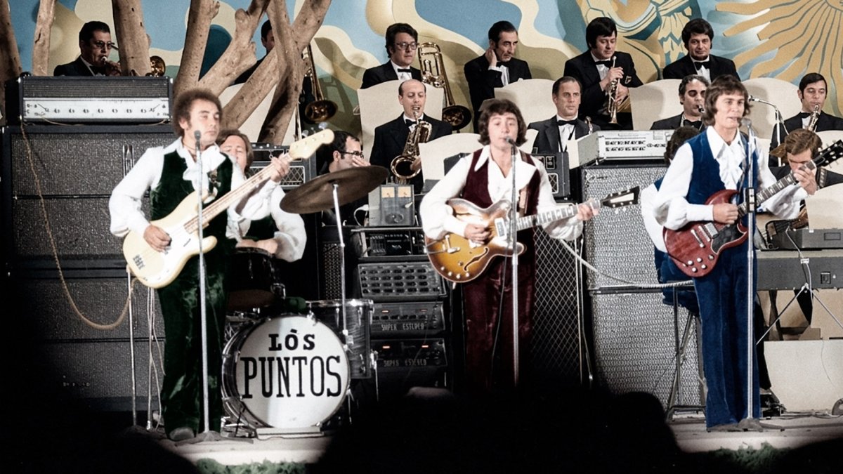 El grupo musical Los Puntos cuando participó en el Festival de la Canción de Almería en 1972, donde obtuvo el tercer premio.