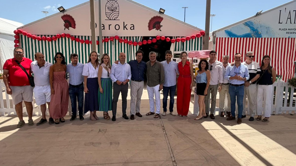 Inauguración de la Feria del Mediodía de San Isidro en El Ejido.