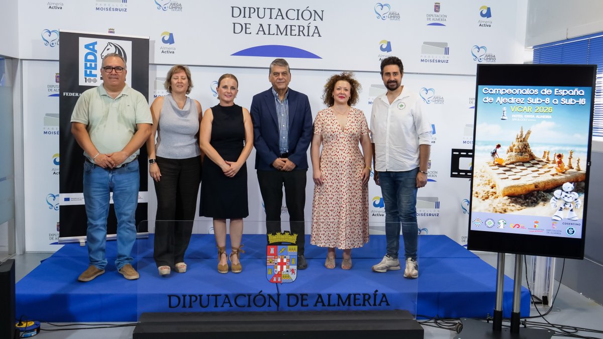 Presentación de los campeonatos de España de Ajedrez que se disputará en Vícar.
