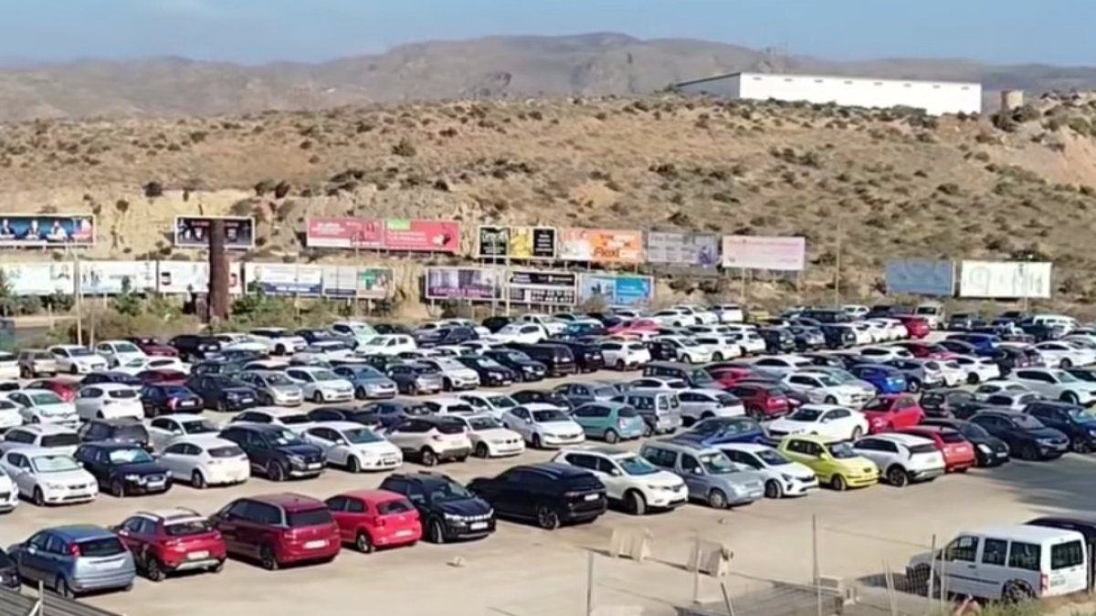 Imagen del Aparcamiento Sur del Hospital Universitario Torrecárdenas.